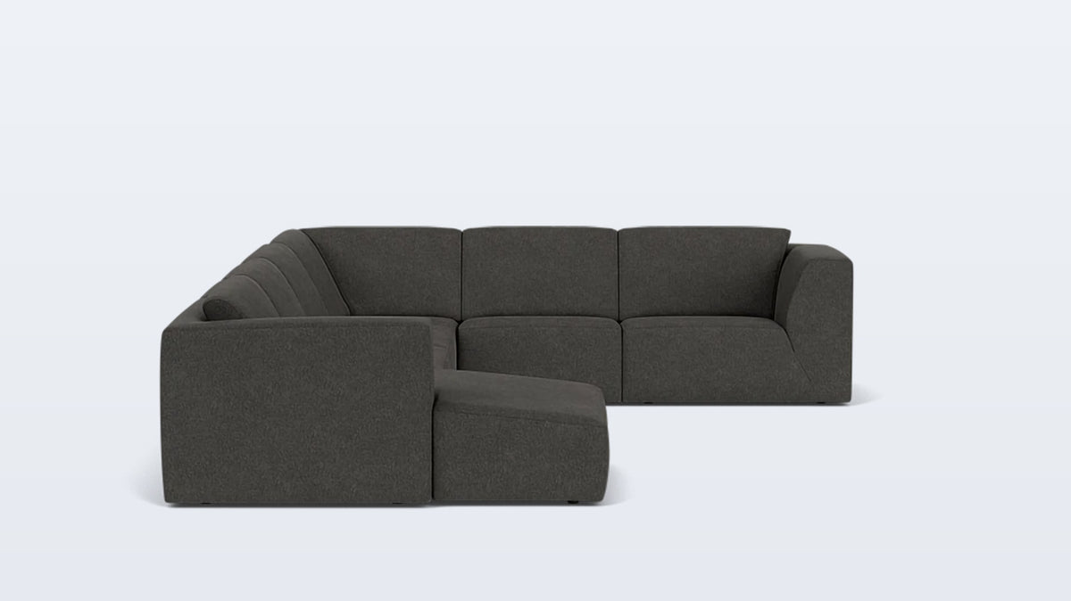 morten 6-piece sectional - fabric