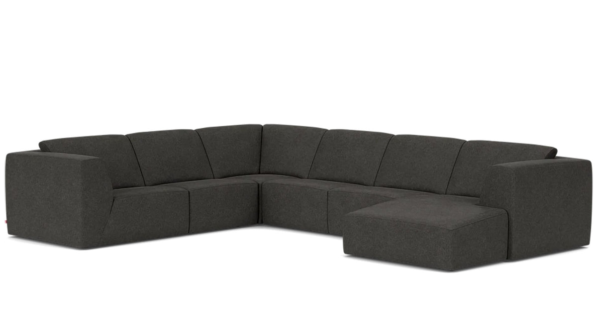 morten 6-piece sectional - fabric