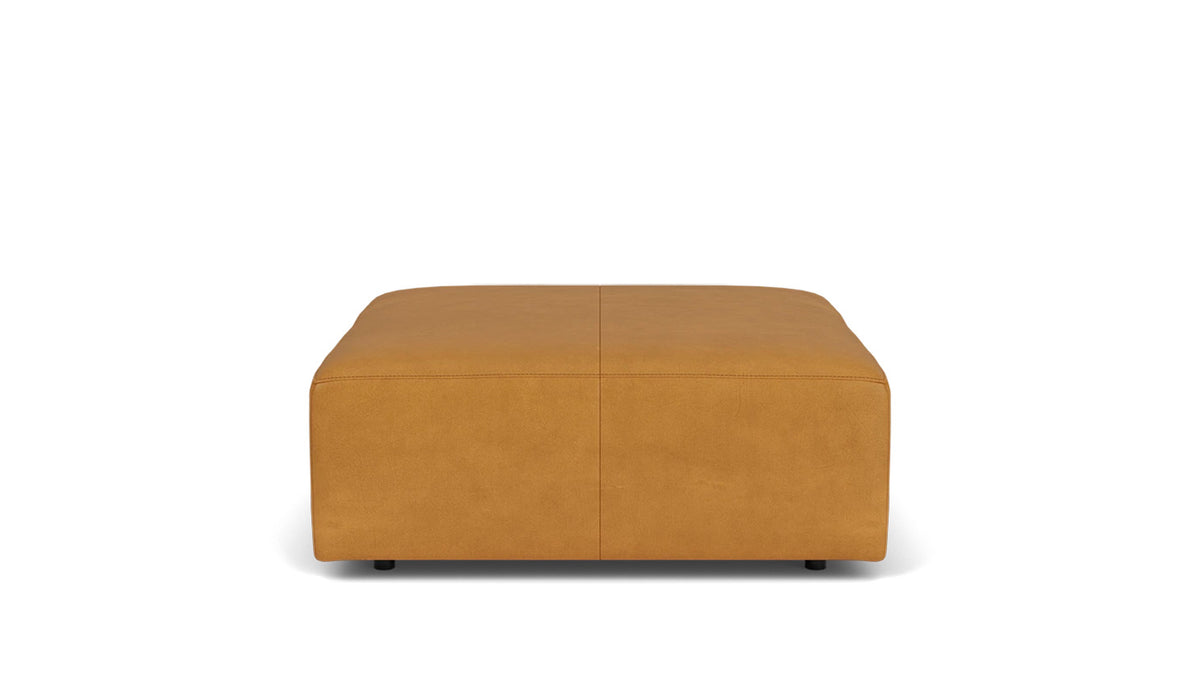 morten ottoman - leather