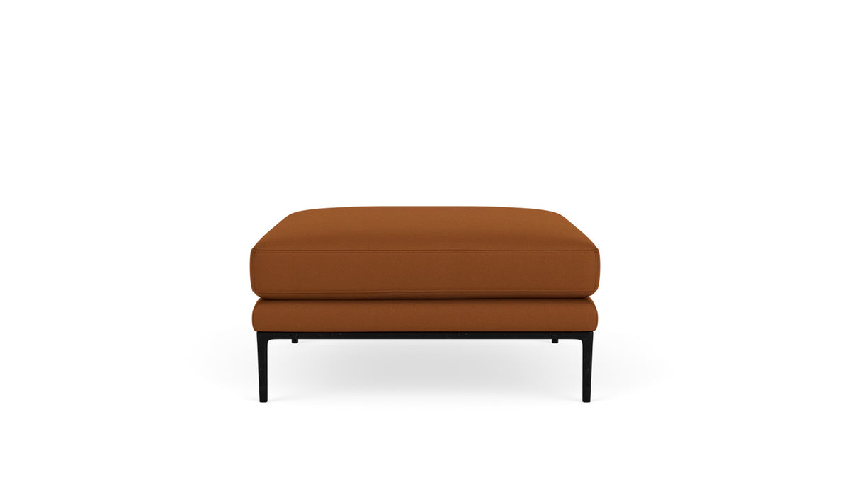 oma square ottoman - leather