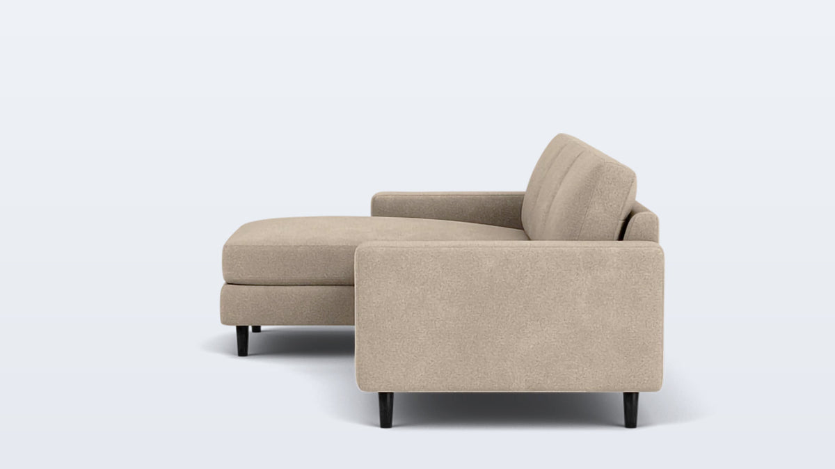 oskar 2-piece sectional - fabric