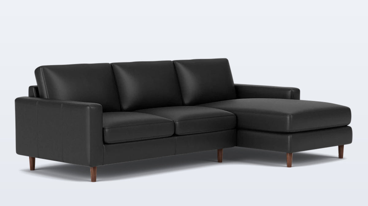 oskar 2-piece sectional - leather