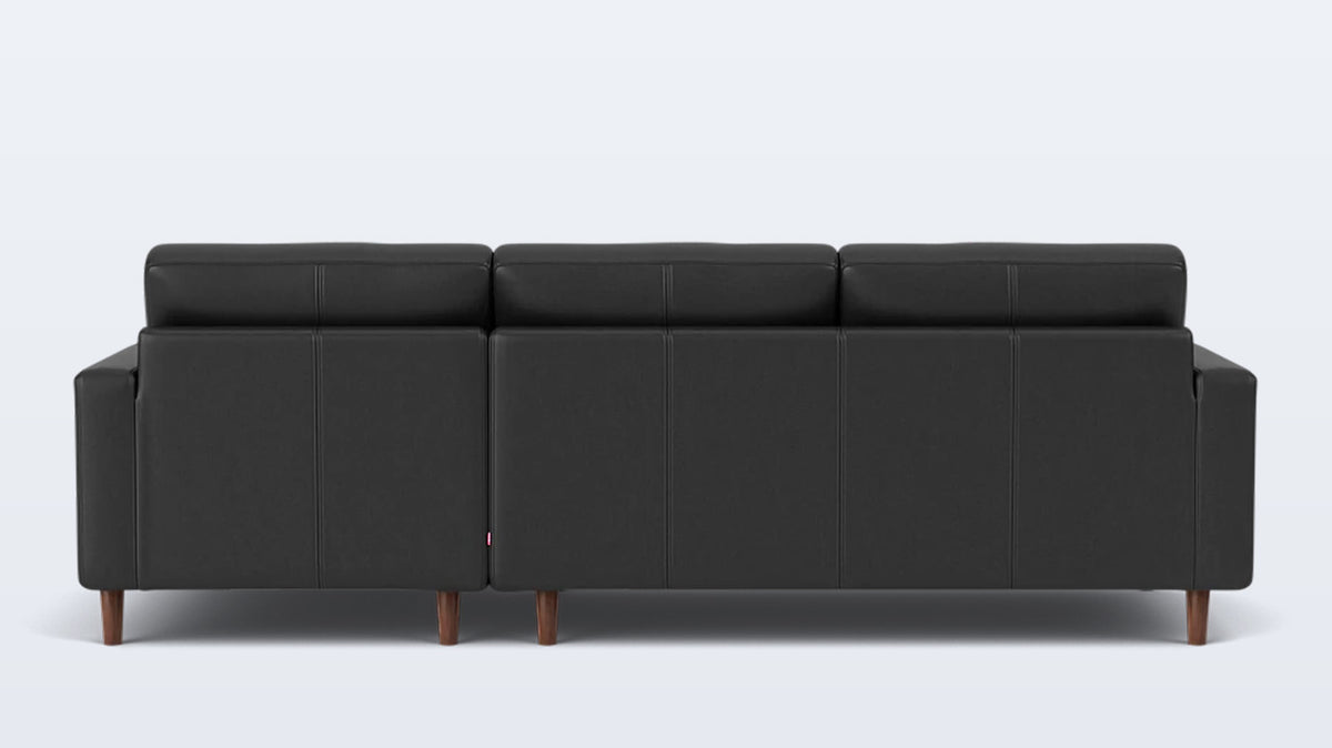 oskar 2-piece sectional - leather