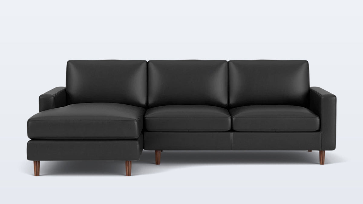 oskar 2-piece sectional - leather