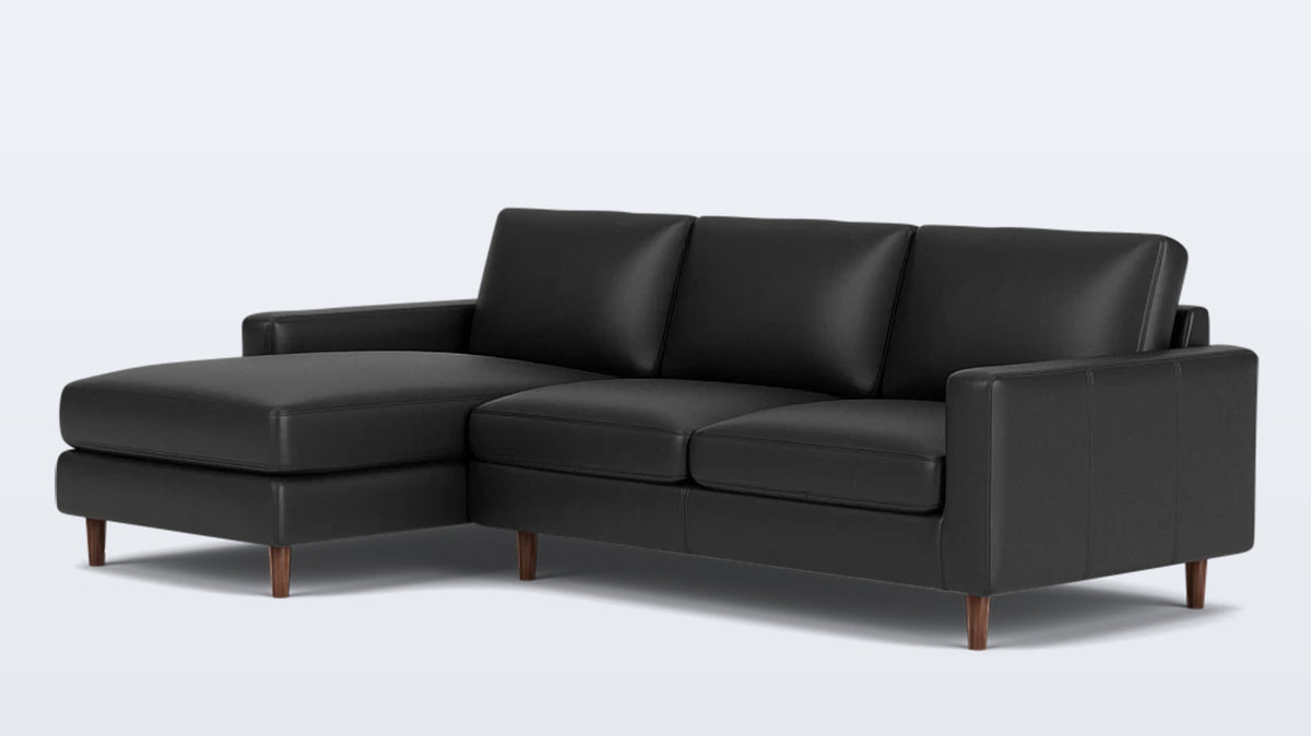 oskar 2-piece sectional - leather