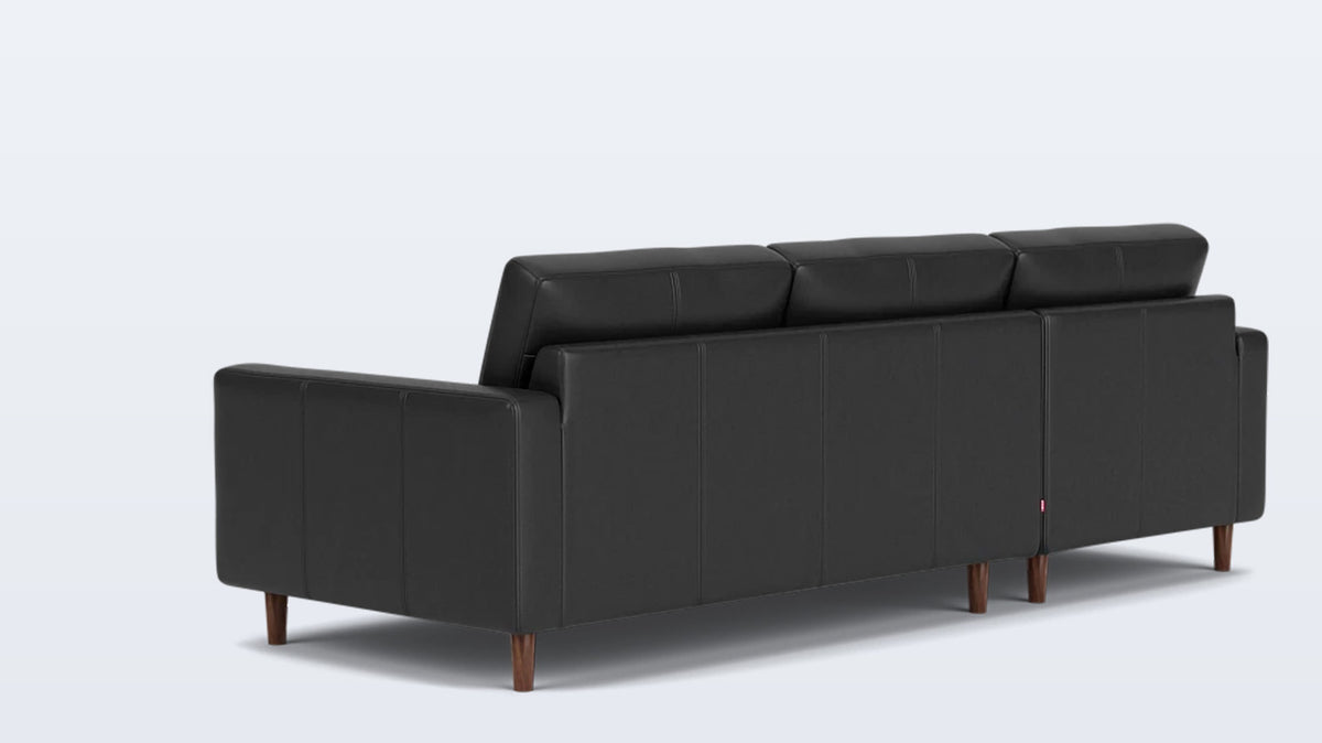 oskar 2-piece sectional - leather