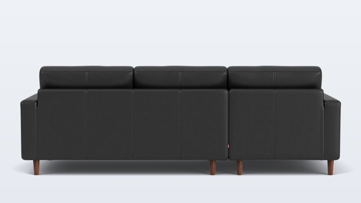 oskar 2-piece sectional - leather