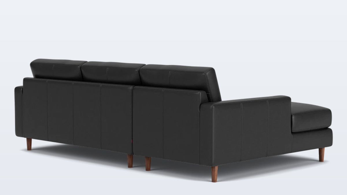 oskar 2-piece sectional - leather