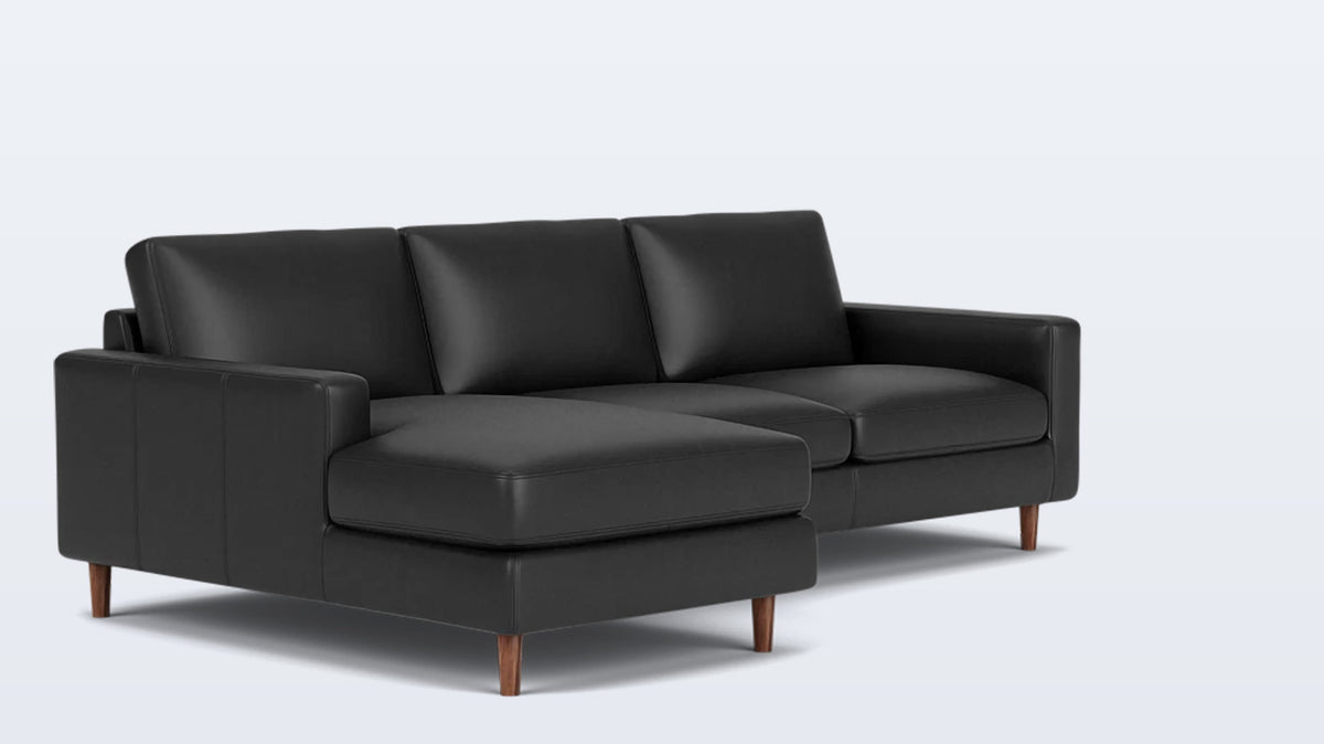 oskar 2-piece sectional - leather