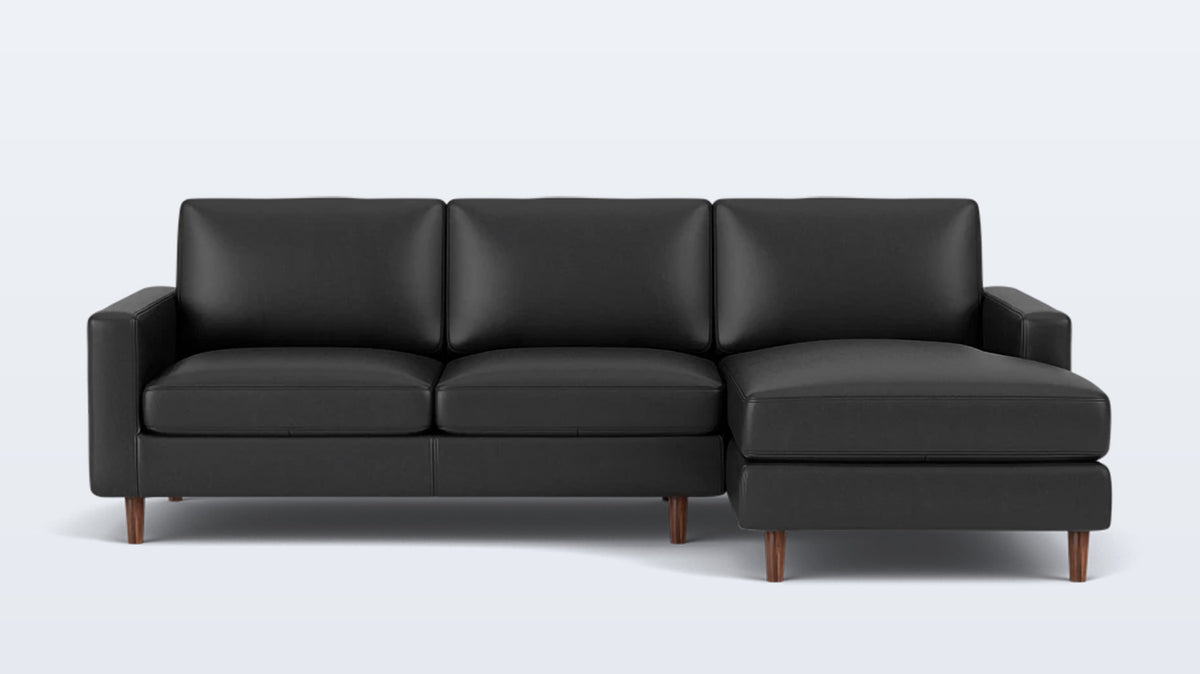 oskar 2-piece sectional - leather