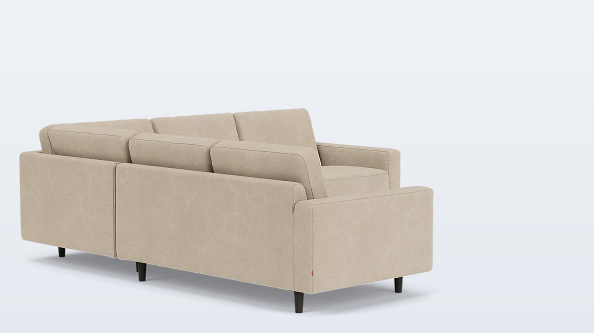 oskar 2-piece sectional - fabric