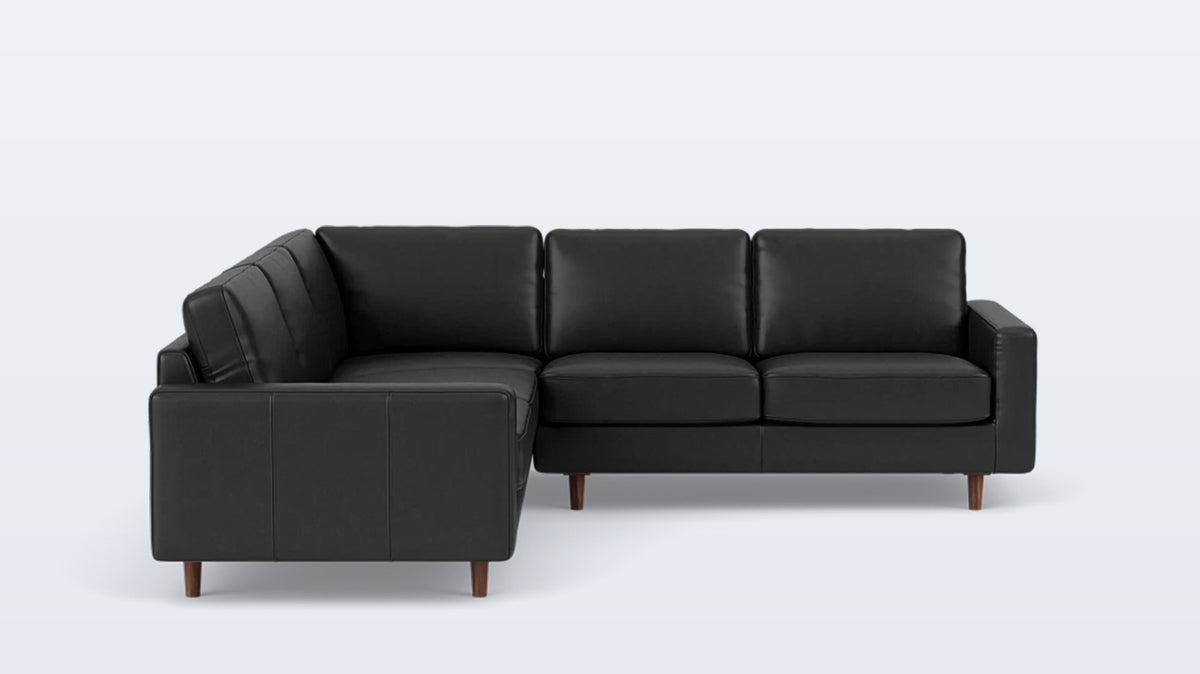 oskar 2-piece sectional - leather