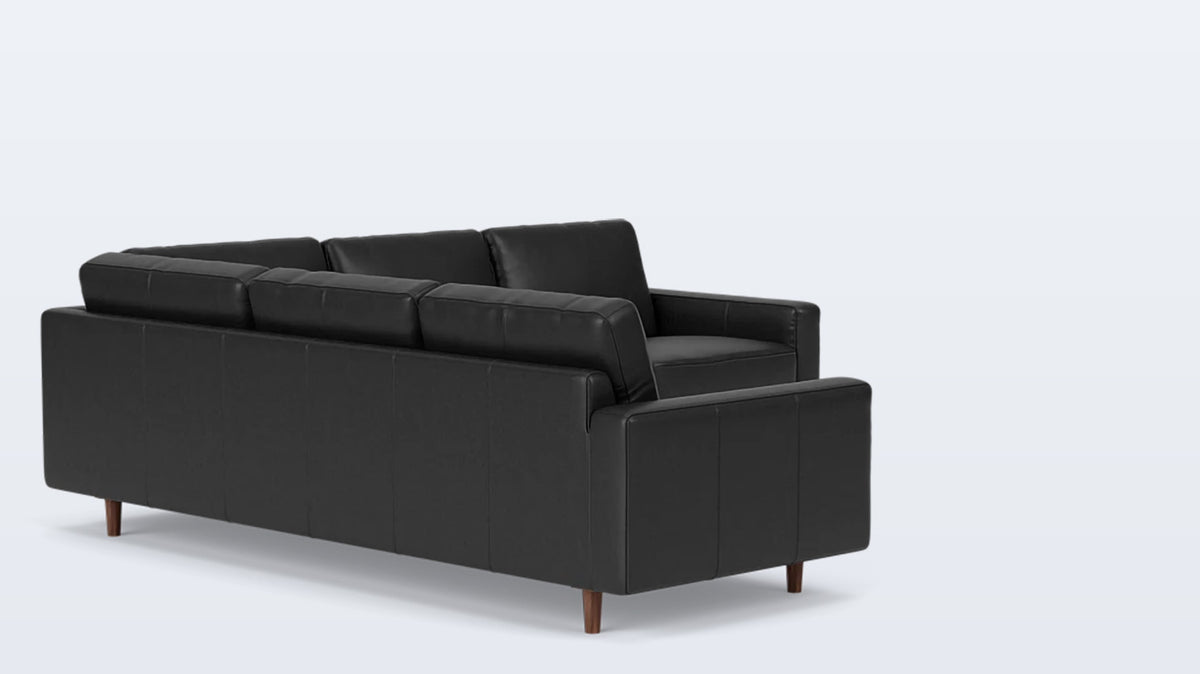 oskar 2-piece sectional - leather