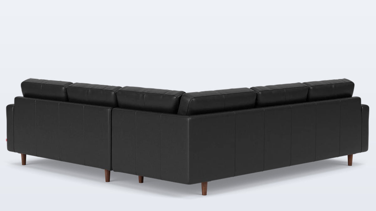 oskar 2-piece sectional - leather