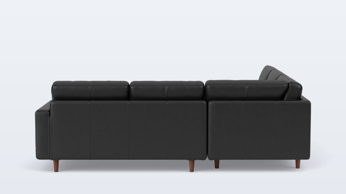 oskar 2-piece sectional - leather