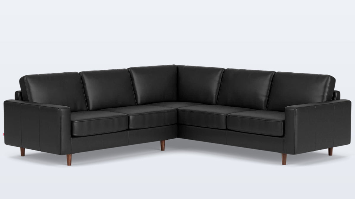 oskar 2-piece sectional - leather