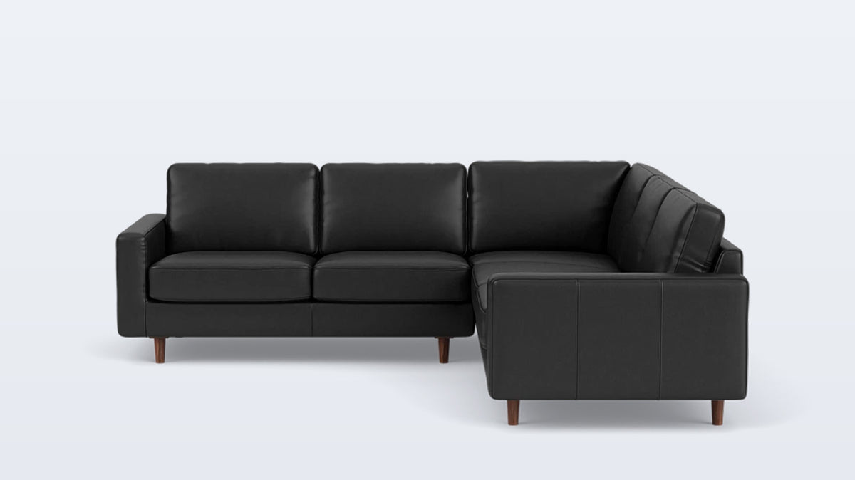 oskar 2-piece sectional - leather