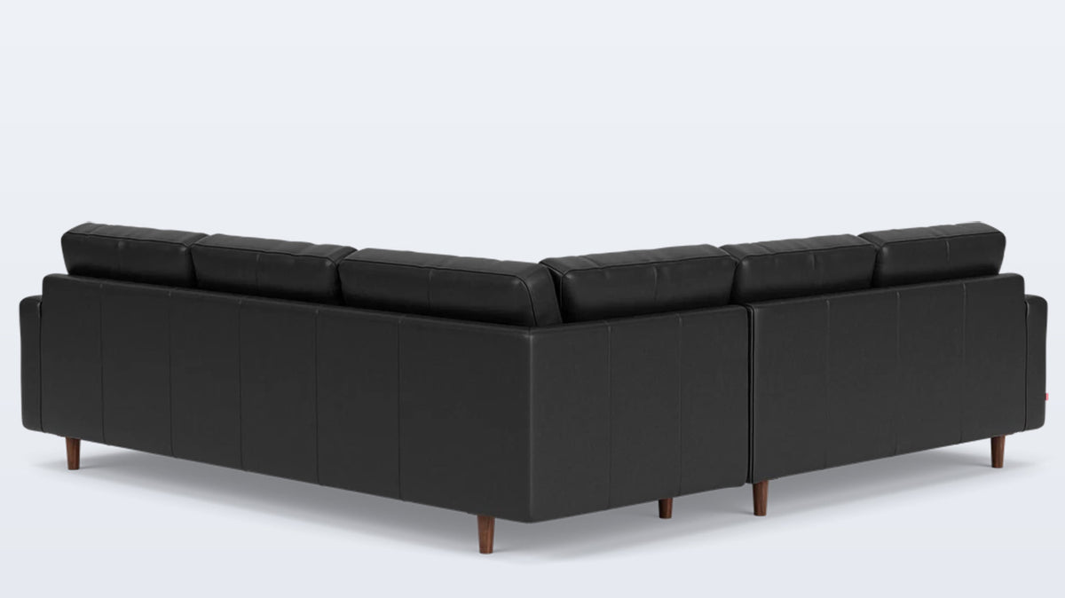 oskar 2-piece sectional - leather