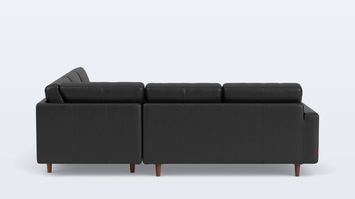 oskar 2-piece sectional - leather