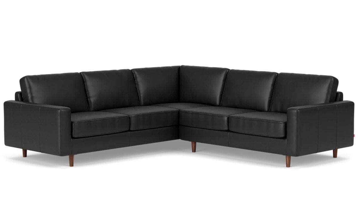 oskar 2-piece sectional - leather