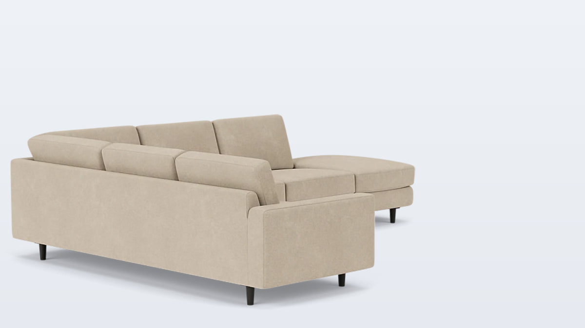 oskar 2-piece sectional - fabric