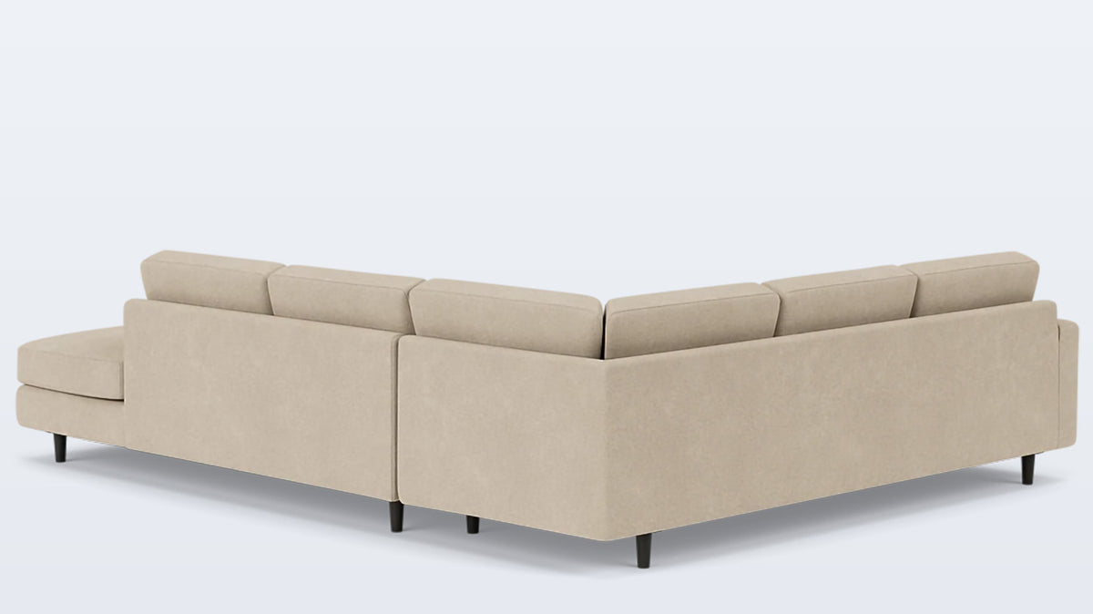 oskar 2-piece sectional - fabric