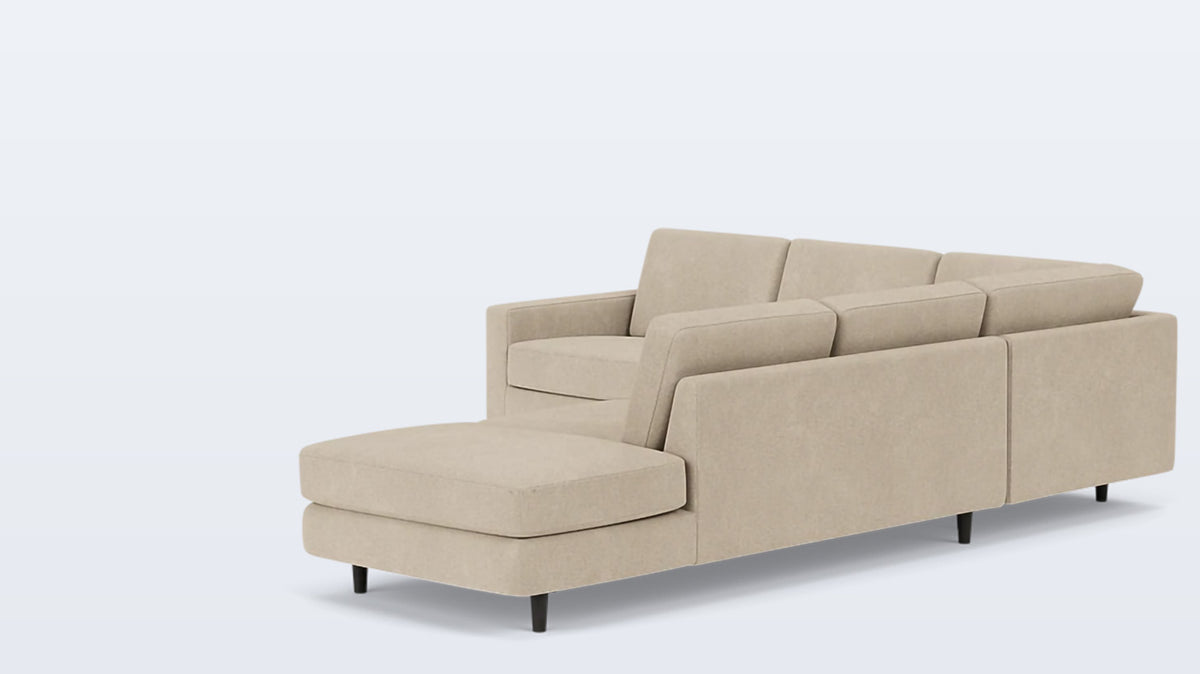 oskar 2-piece sectional - fabric