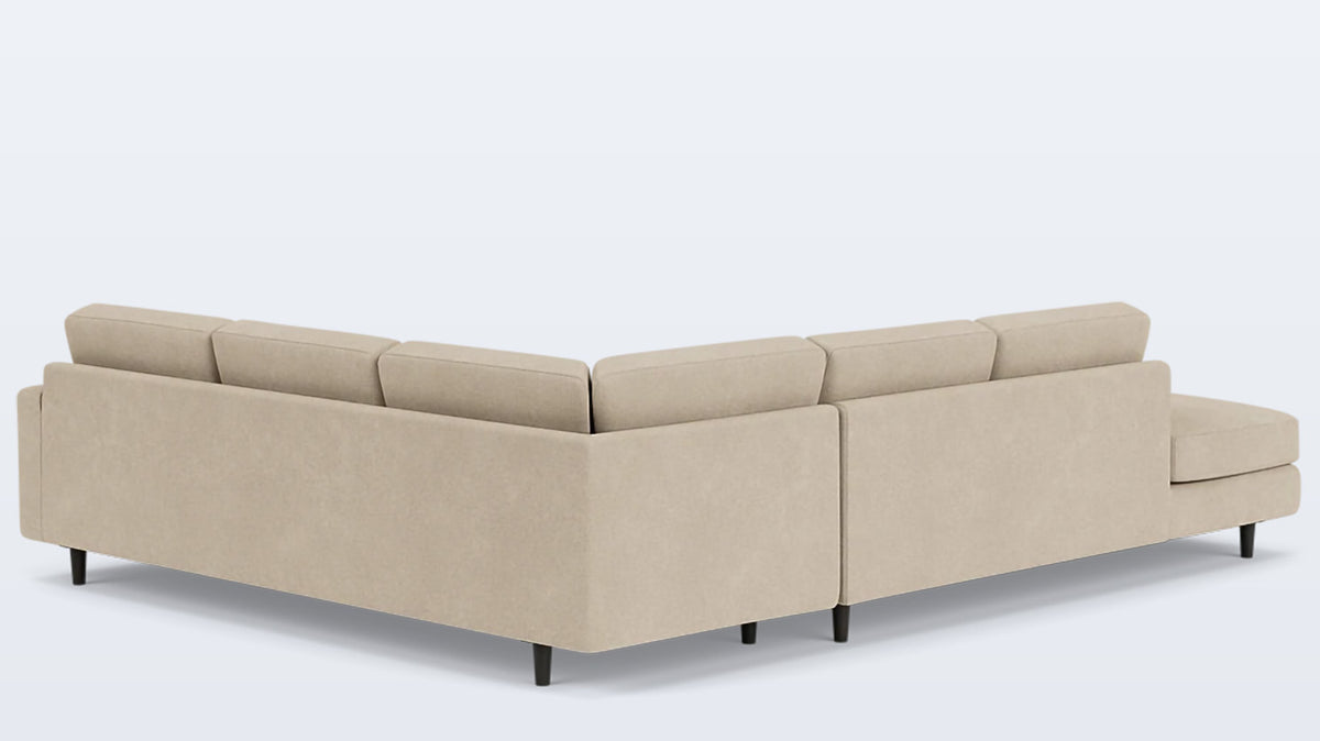 oskar 2-piece sectional - fabric