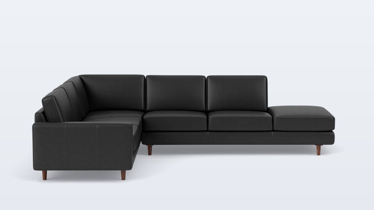 oskar 2-piece sectional - leather