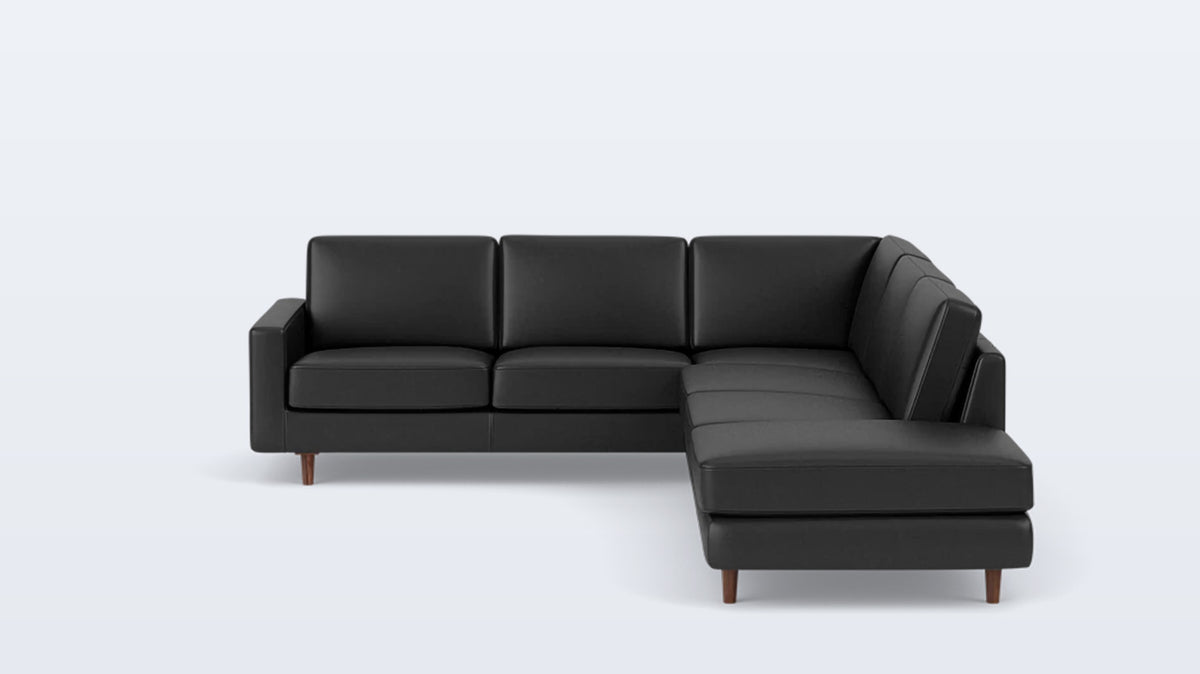 oskar 2-piece sectional - leather