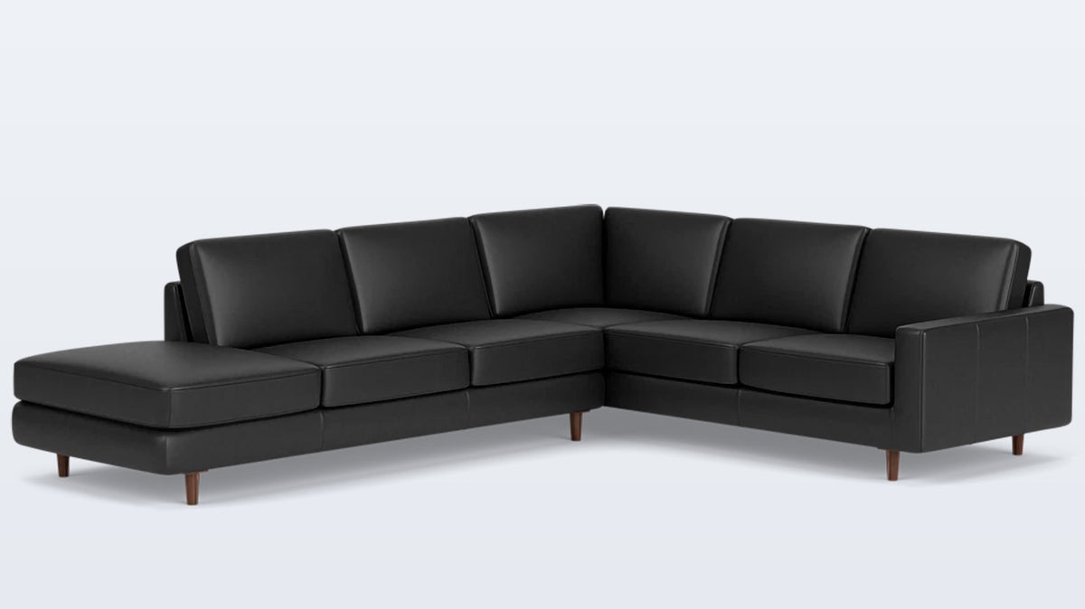 oskar 2-piece sectional - leather