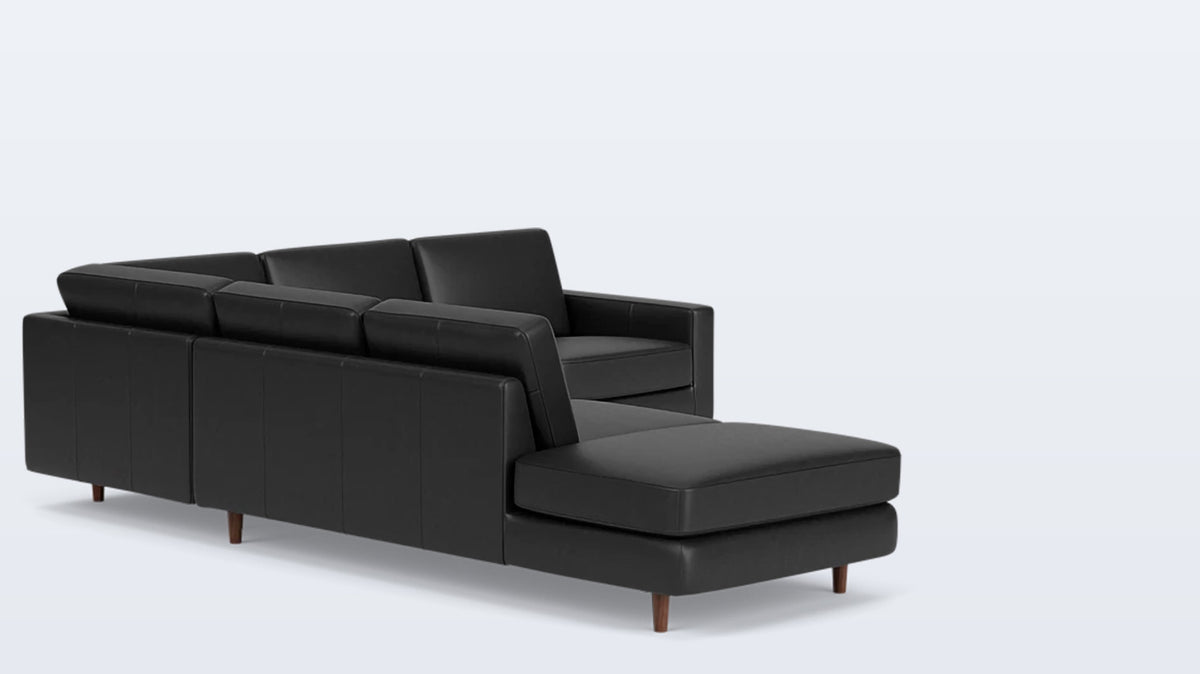 oskar 2-piece sectional - leather