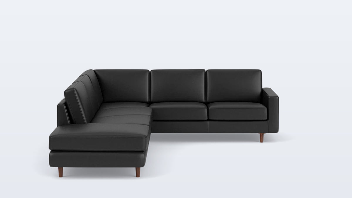 oskar 2-piece sectional - leather