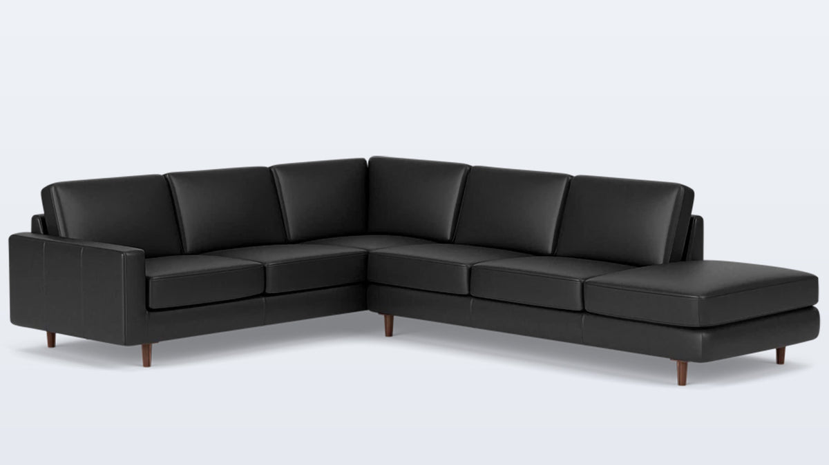 oskar 2-piece sectional - leather