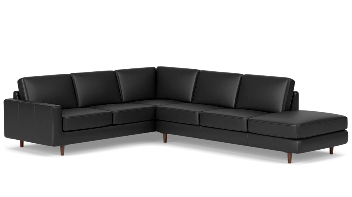 oskar 2-piece sectional - leather