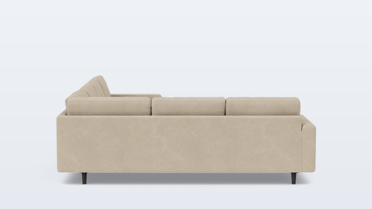 oskar 2-piece sectional - fabric