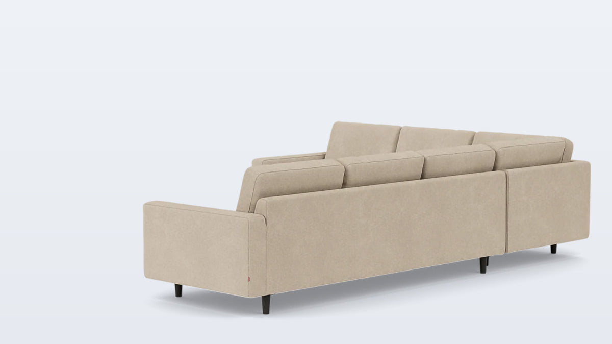 oskar 2-piece sectional - fabric