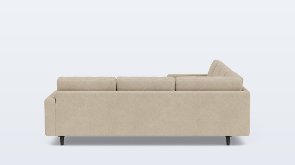 oskar 2-piece sectional - fabric