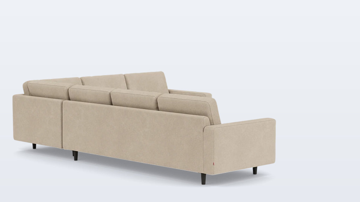 oskar 2-piece sectional - fabric