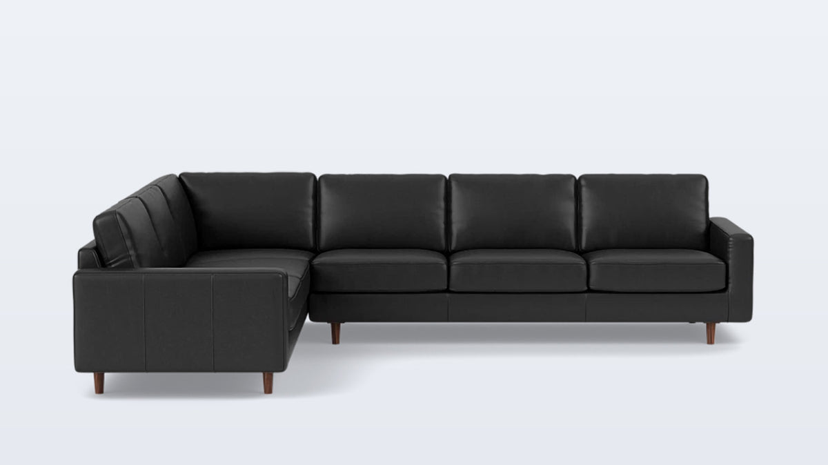 oskar 2-piece sectional - leather