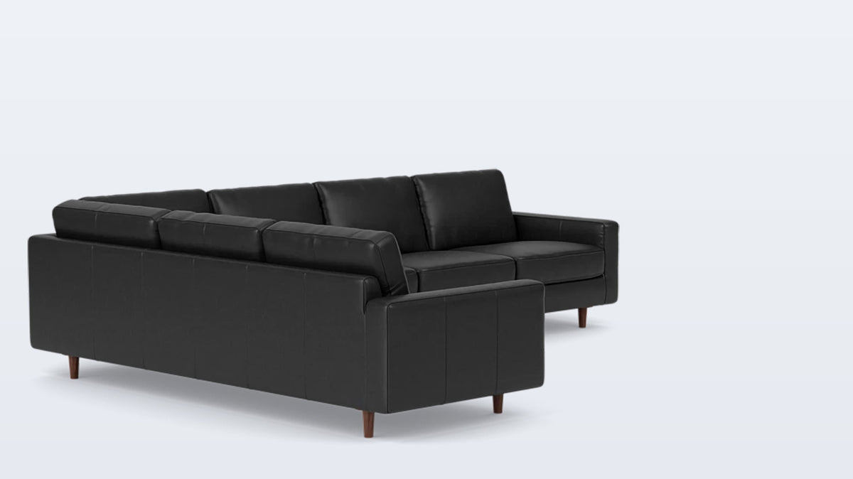 oskar 2-piece sectional - leather