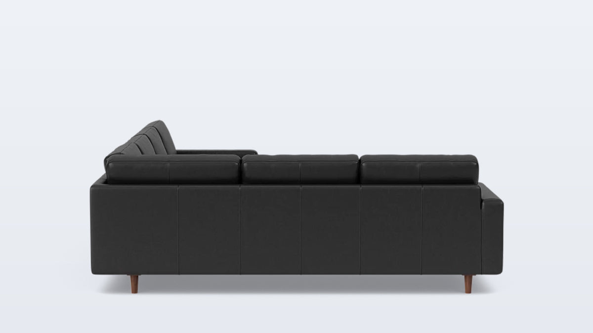 oskar 2-piece sectional - leather