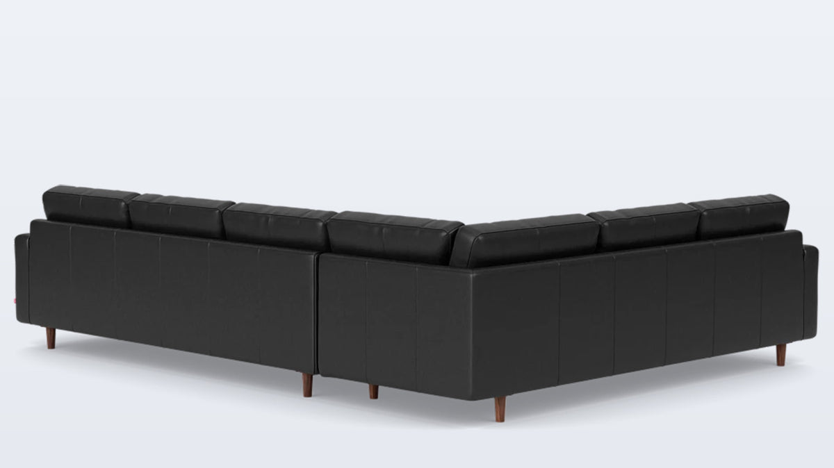 oskar 2-piece sectional - leather