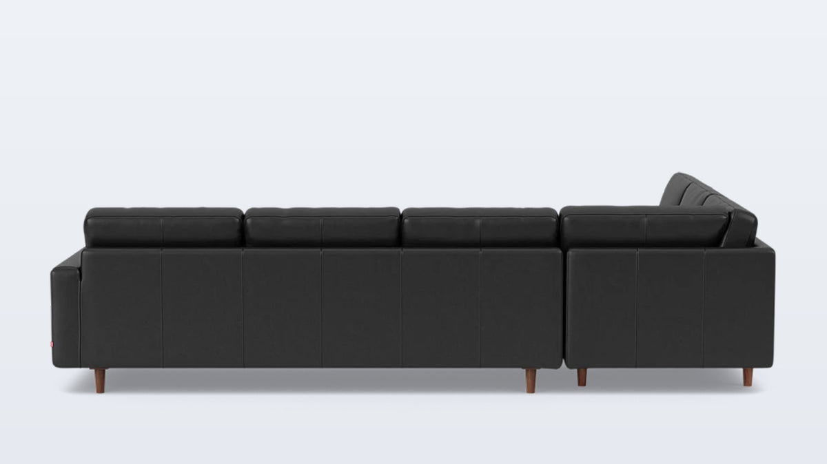 oskar 2-piece sectional - leather