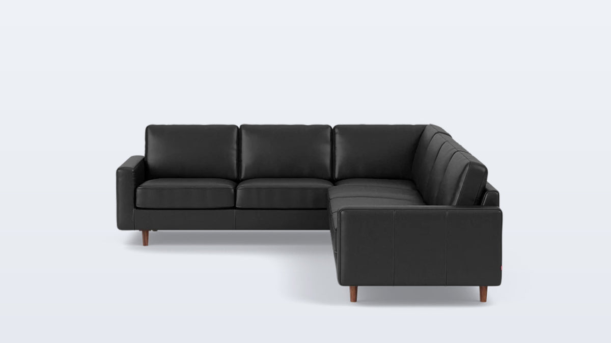 oskar 2-piece sectional - leather