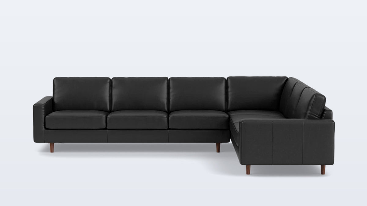 oskar 2-piece sectional - leather