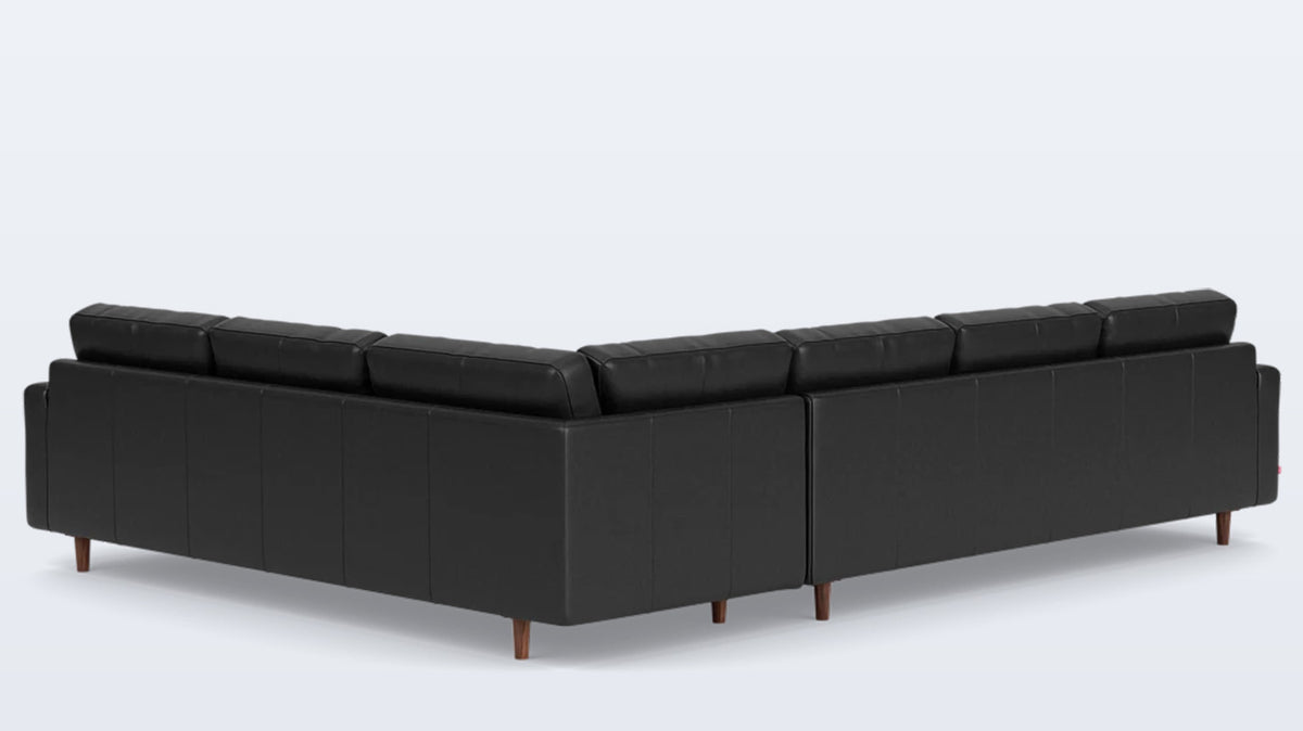 oskar 2-piece sectional - leather