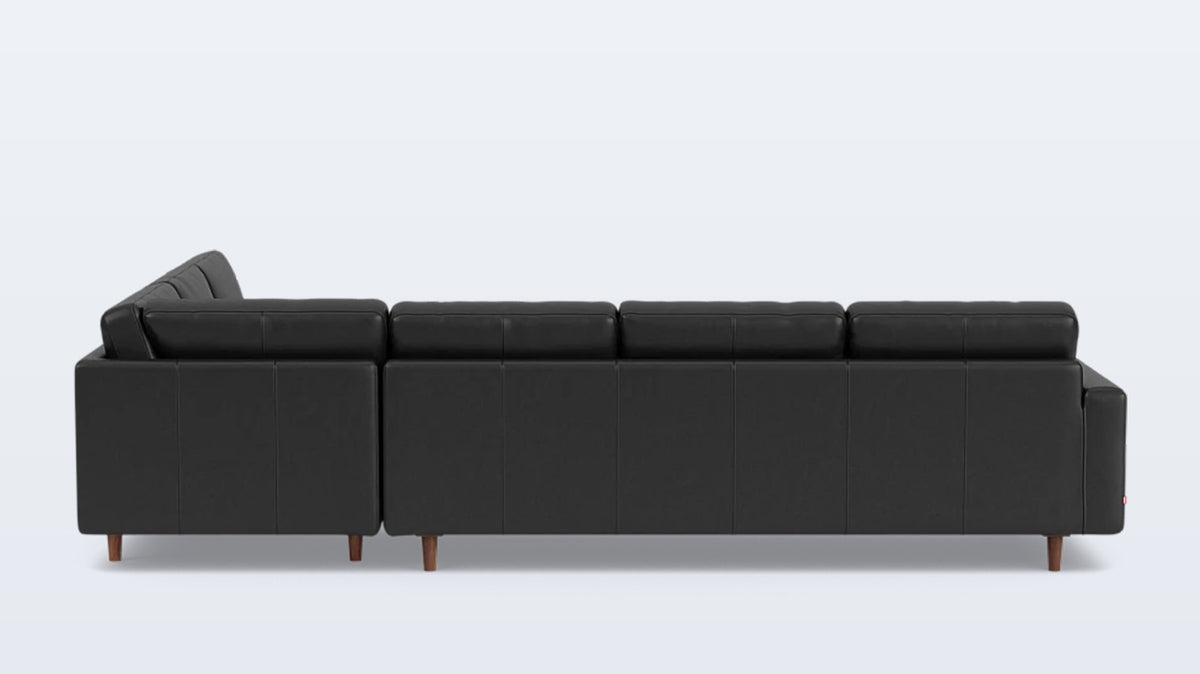 oskar 2-piece sectional - leather