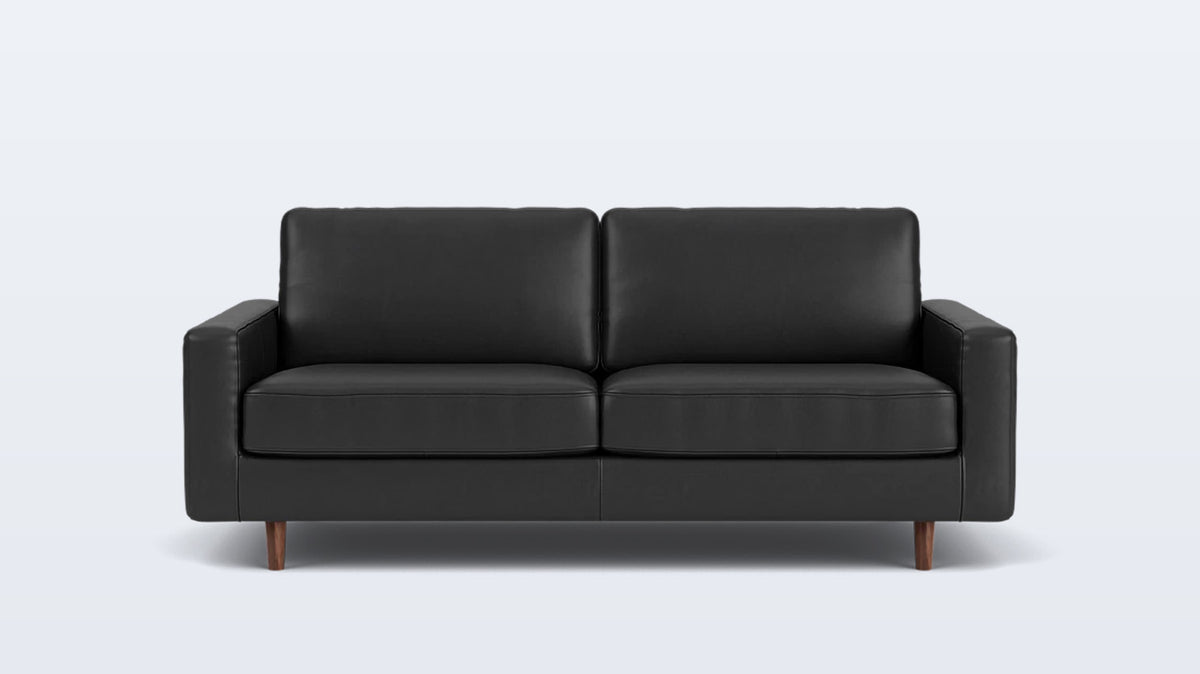 oskar apartment sofa - leather