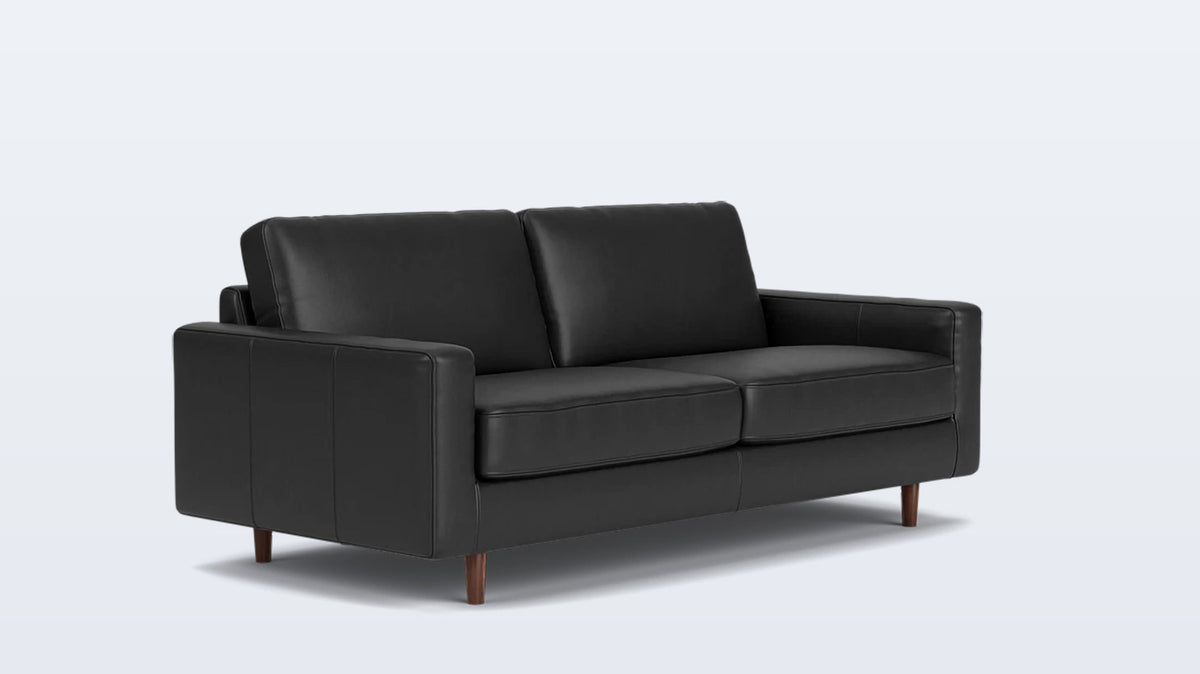 oskar apartment sofa - leather